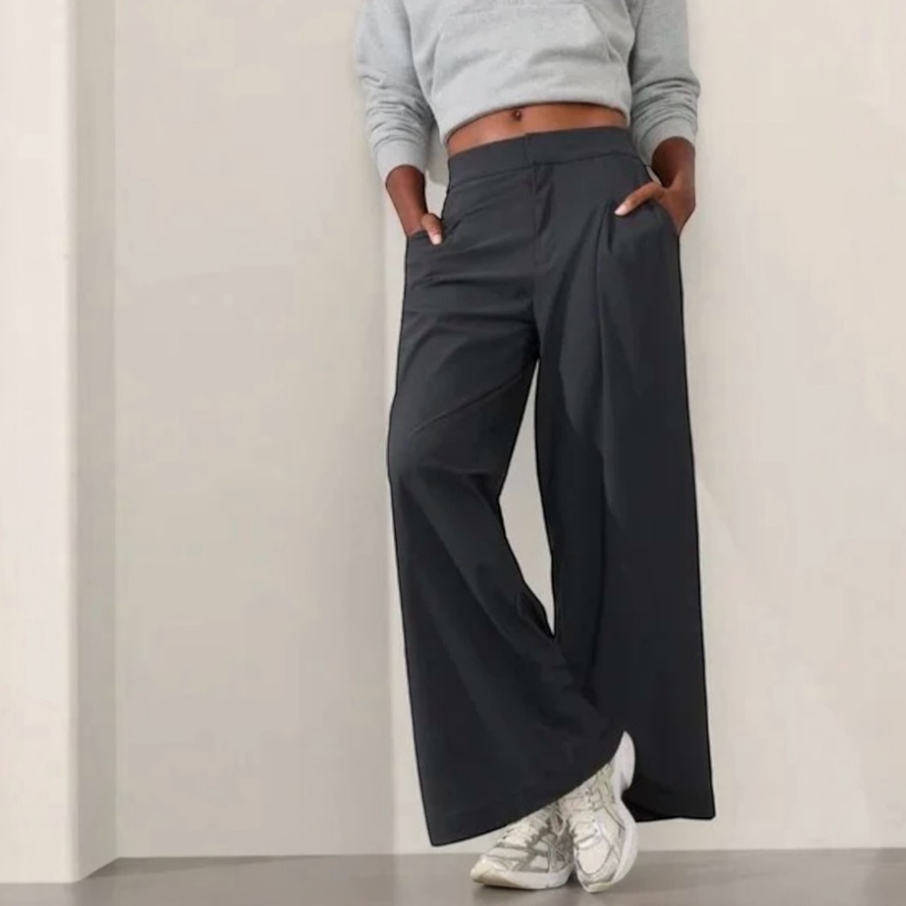 Athleta Pinnacle High Rise Trouser In Gray